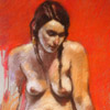 Modle vivant pose longue 3h | Pastel sec sur Canson